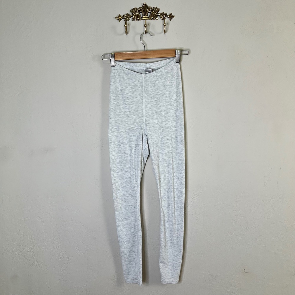Patagonia Leggings Capilene Base Layer Women Size XS Gray Heathered USA Made